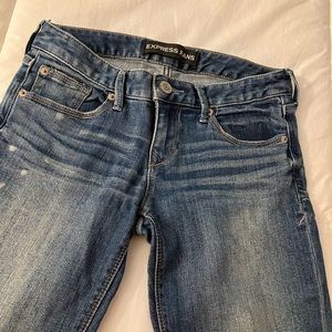 Express jeans ankle skinny Stella low rise size 0